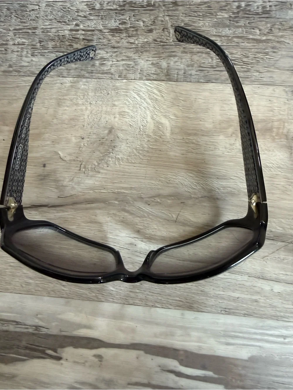 COACH ALICIA S441 BLACK OVERSIZE DESIGNER EYEGLASSES FRAMES 60-135 118639